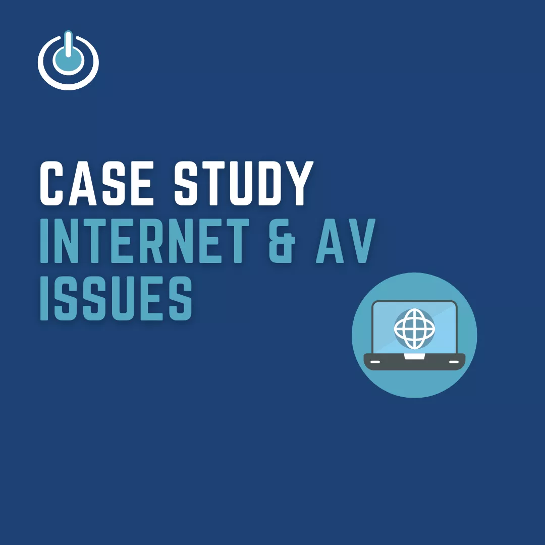 Case study image cover - internet issues - it manager services | it support in kent