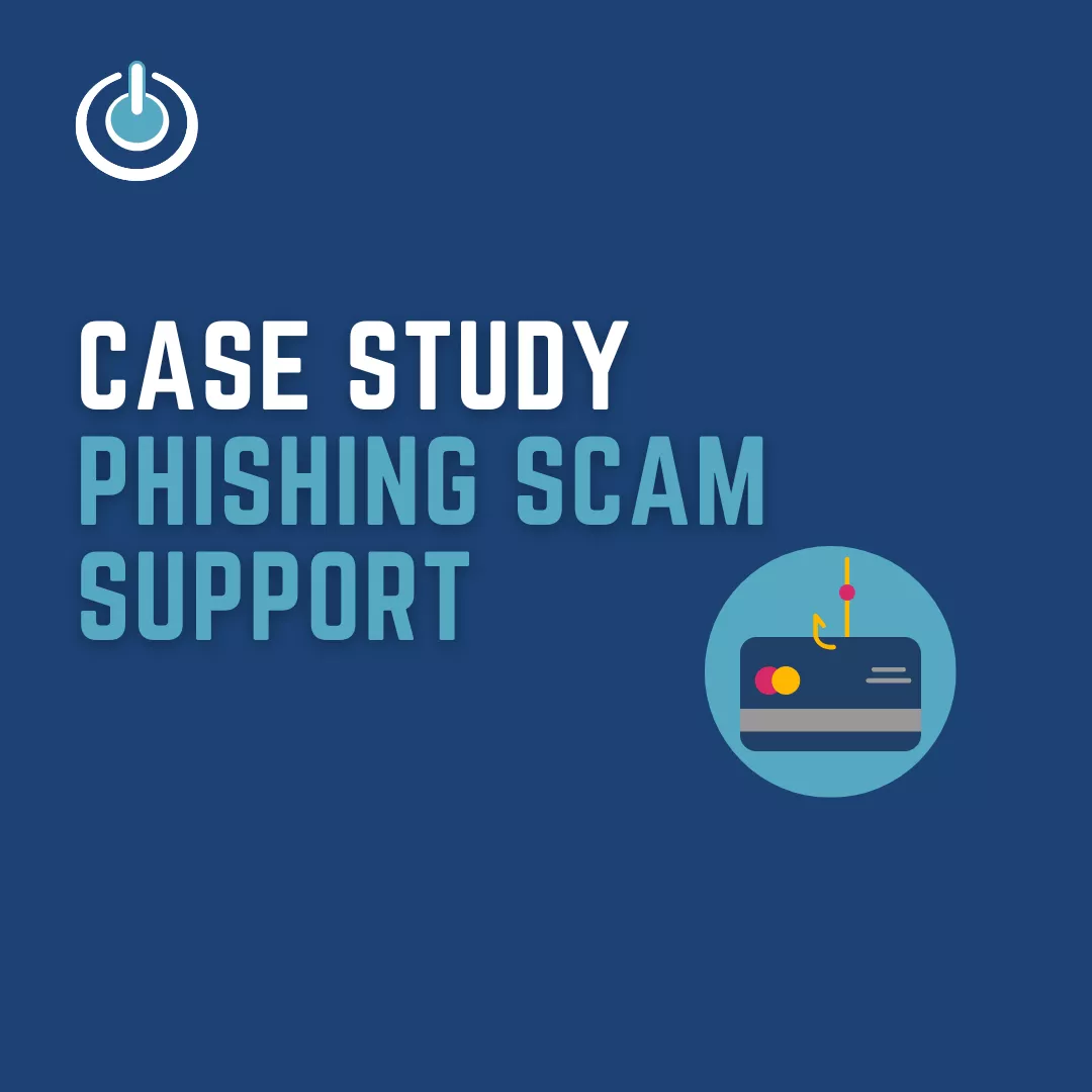 Case study image cover -phishing scams- it manager services | it support in kent
